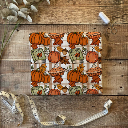 Pumpkin Pie seamless pattern