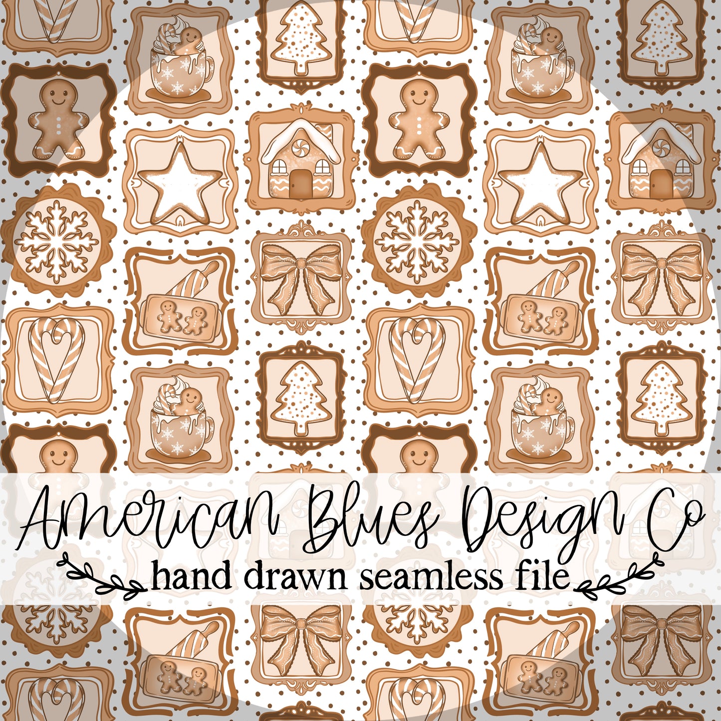 Gingerbread seamless