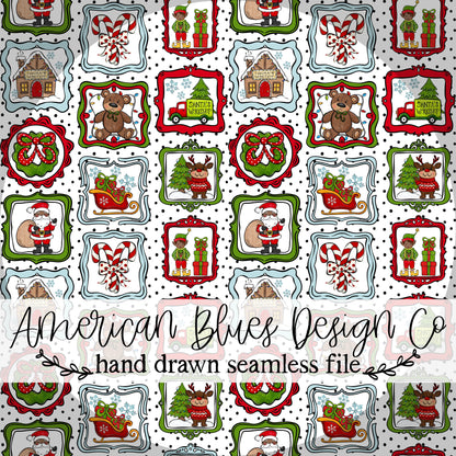 Santa’s Workshop 3 skin tones seamless