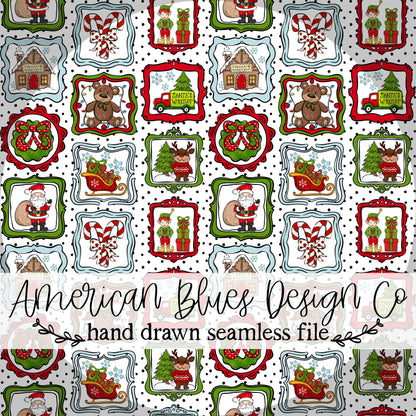 Santa’s Workshop 3 skin tones seamless