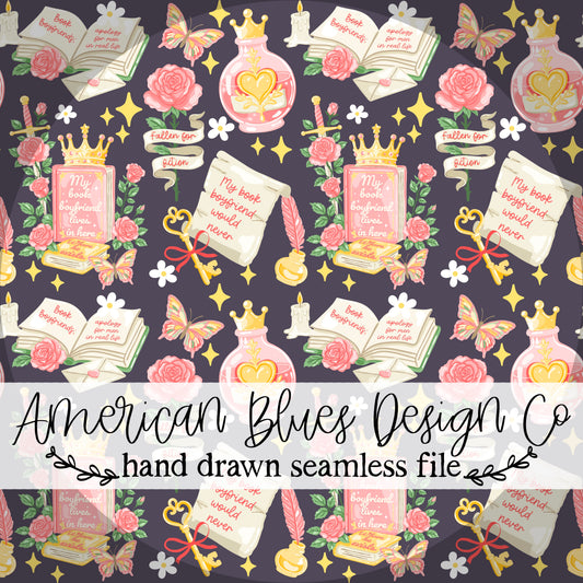 Fantasy Book Boyfriend  seamless