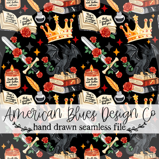 Fantasy Dragon seamless