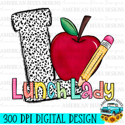 Colorful Class Doodle Digital Design | American Blues Designs