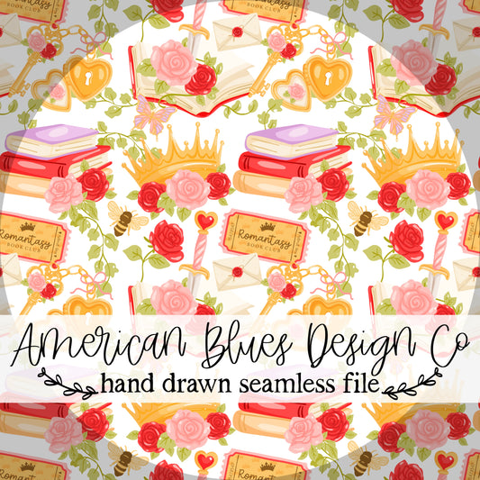 Romantasy Bookish seamless