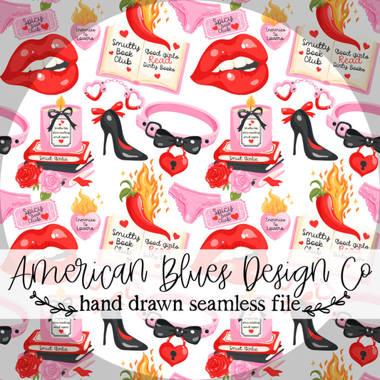 Smutty Bookish seamless