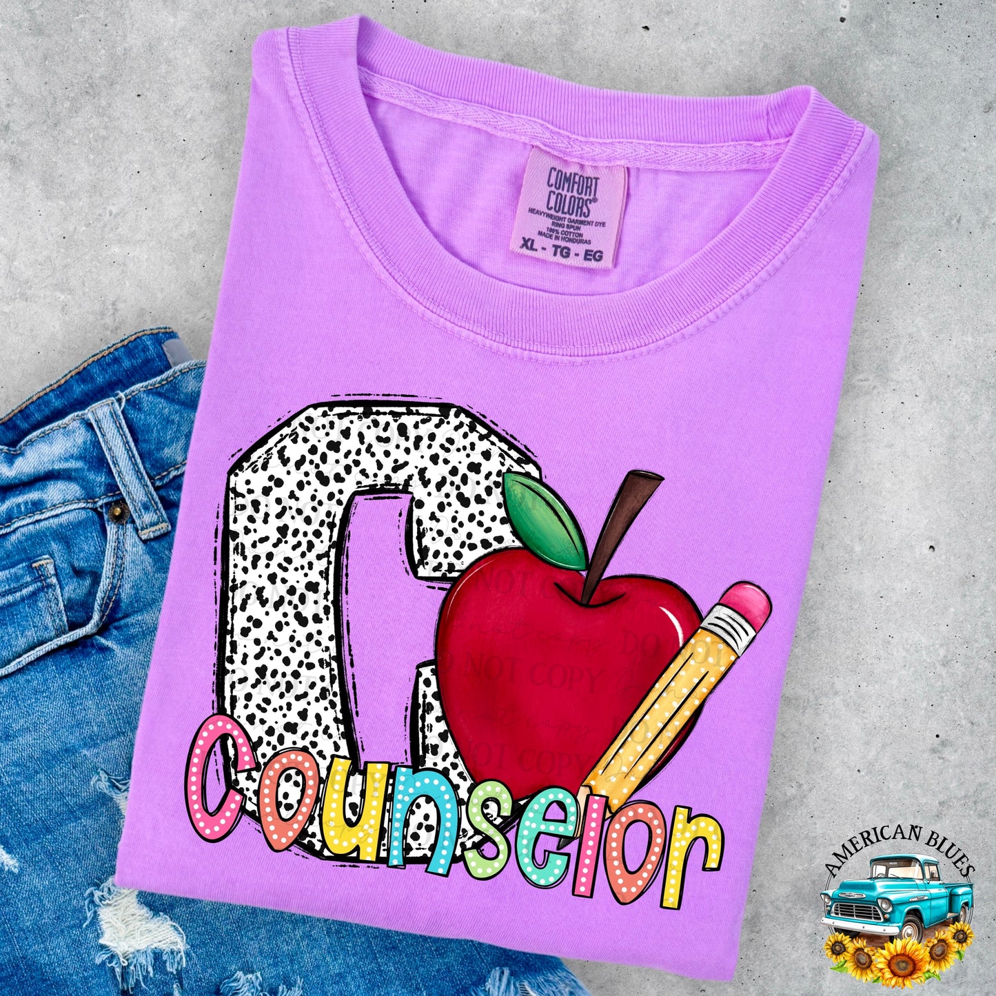 Colorful Class Doodle Digital Design | American Blues Designs