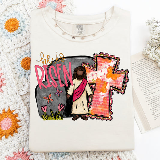 He is Risen dark skin