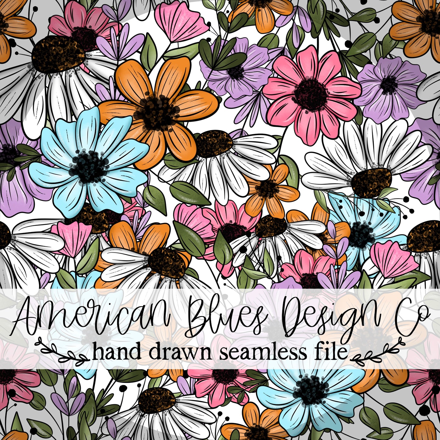 Spring Florals seamless