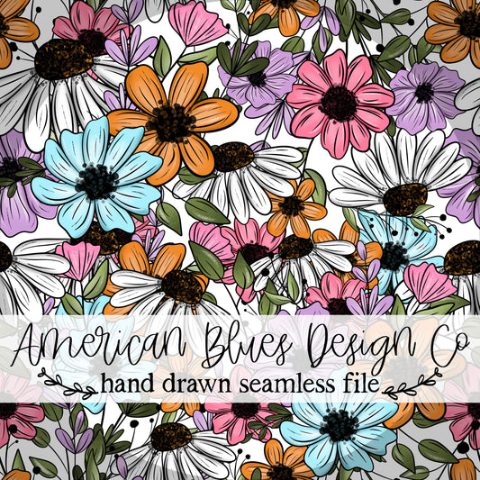 Spring Florals seamless