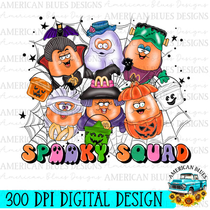 Spooky Squad Digital Design | American Blues Designs