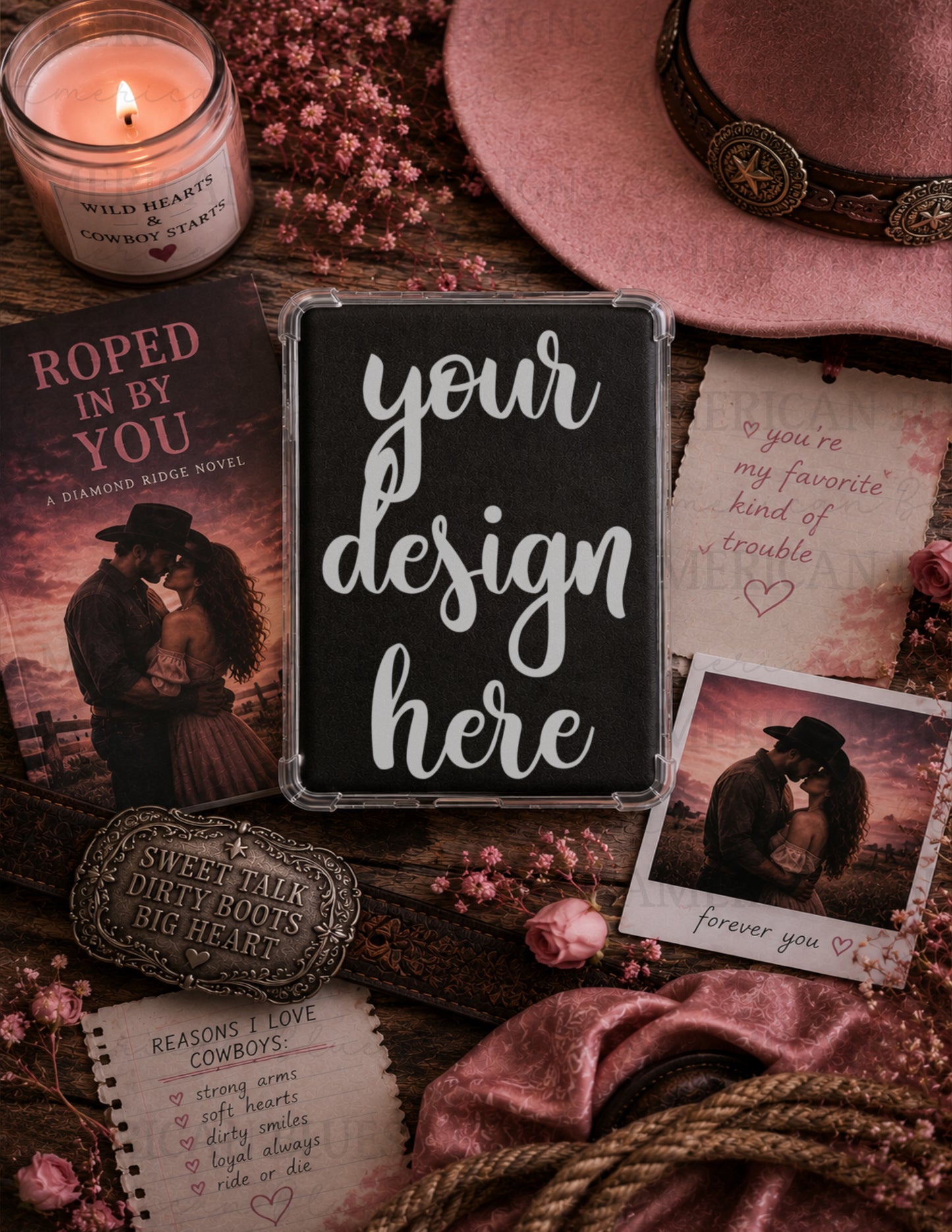 Cowboy Romance 1 Kindle case mockup