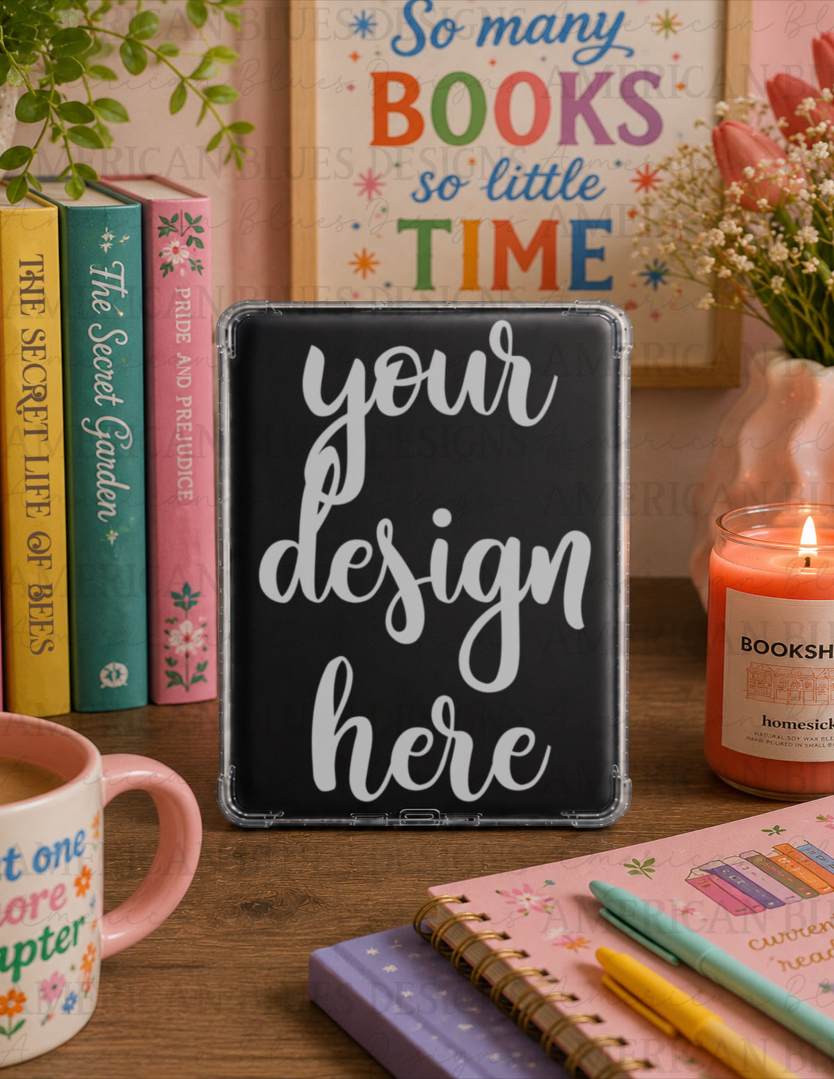 Bright 1 Kindle case mockup