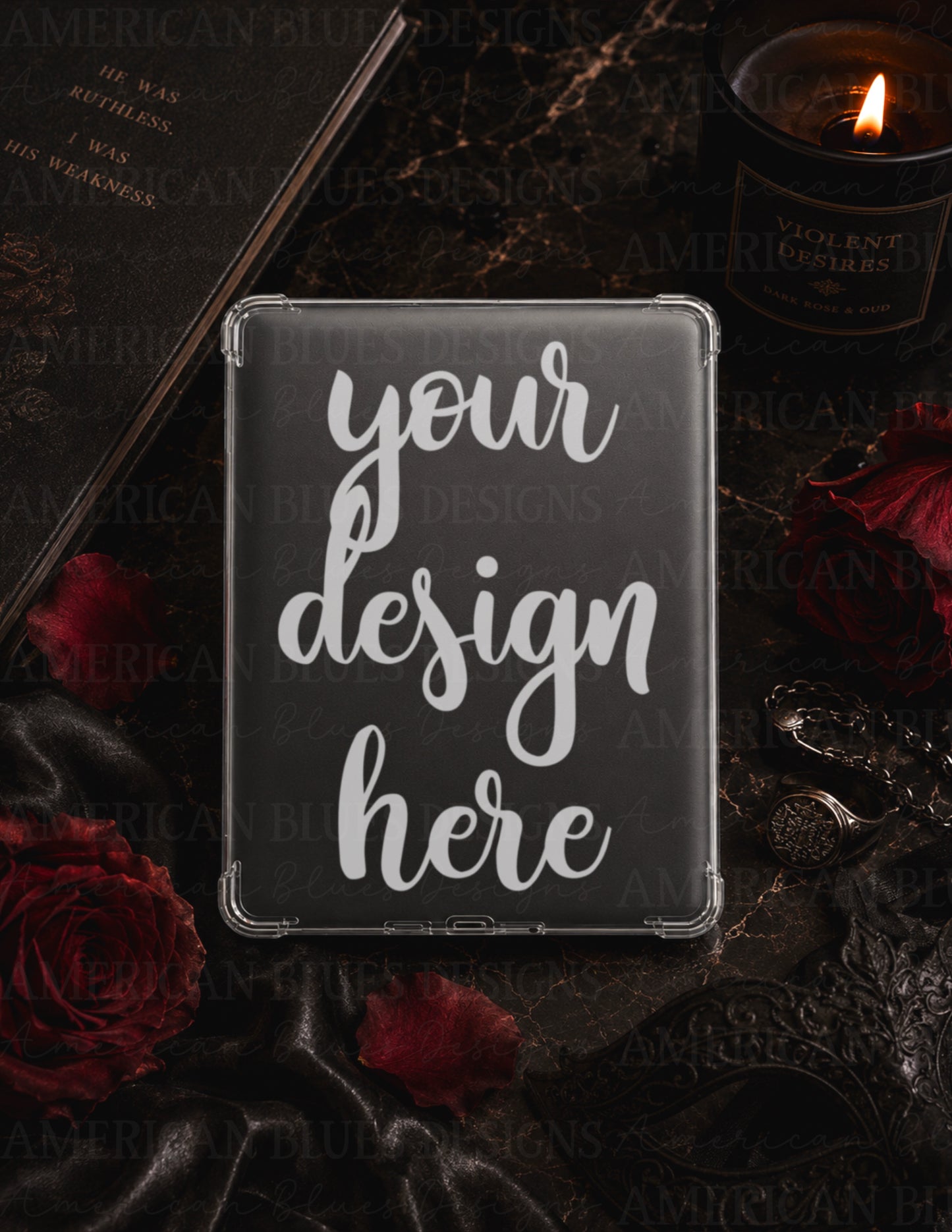 Dark Romance 1 Kindle case mockup