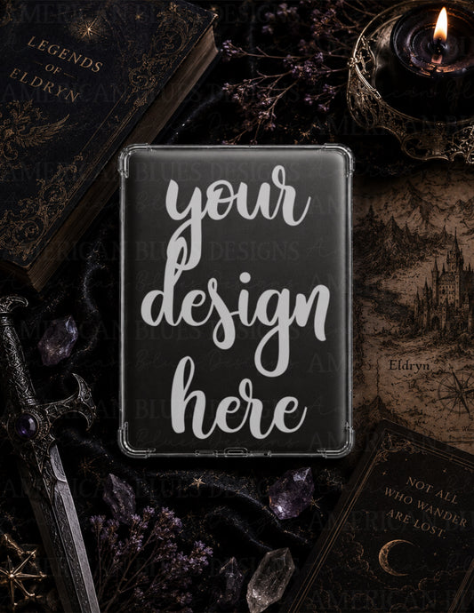 Fantasy 2 Kindle case mockup