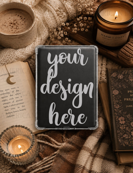 Cozy 1 Kindle case mockup