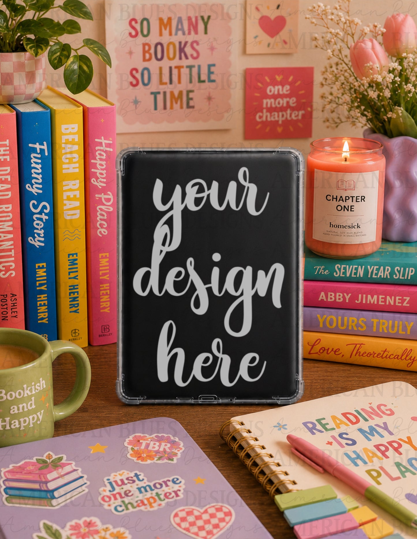 Bright 2 Kindle case mockup
