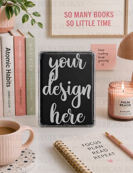 Cozy Minimal 1 Kindle case mockup