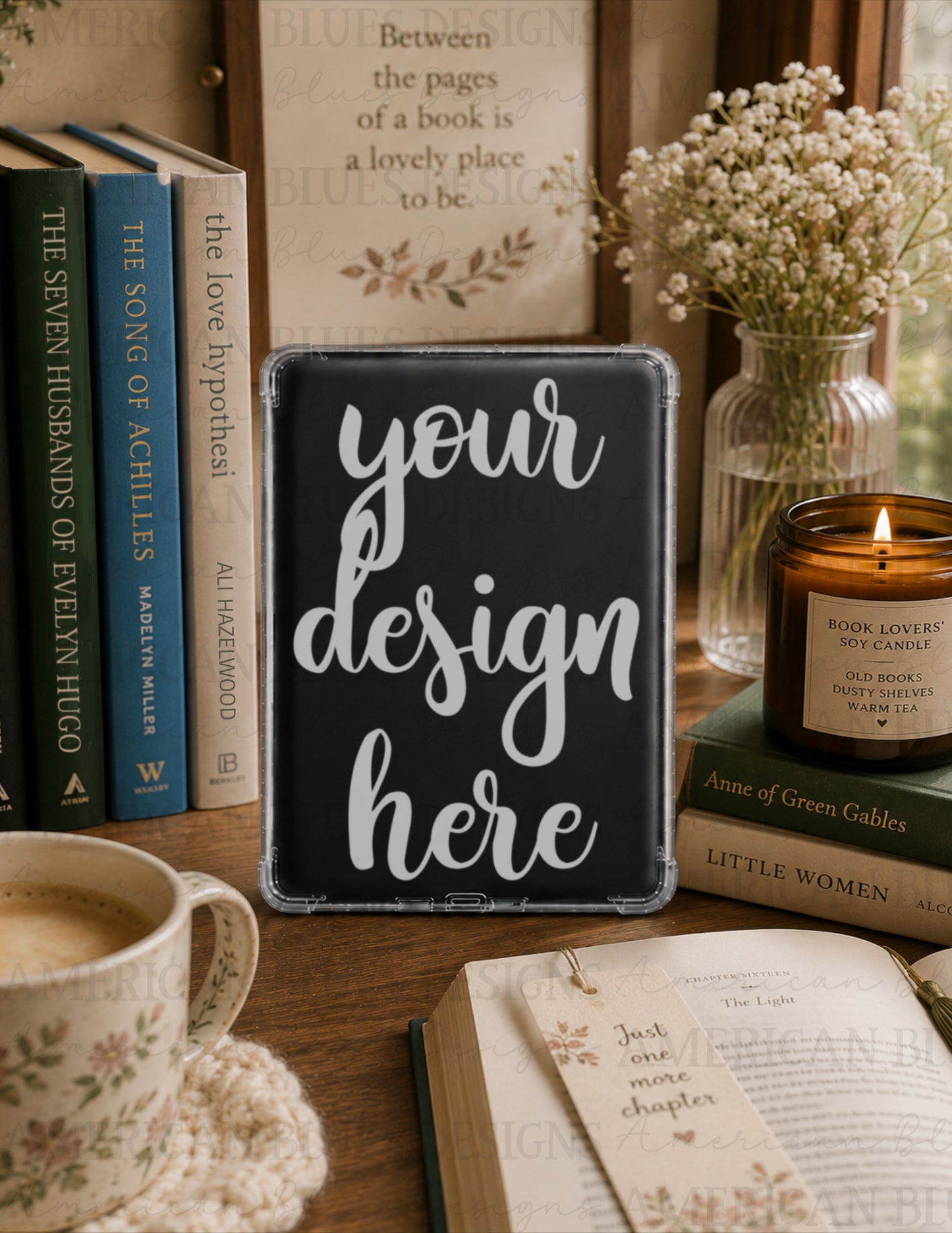 Light Academia 3 Kindle case mockup