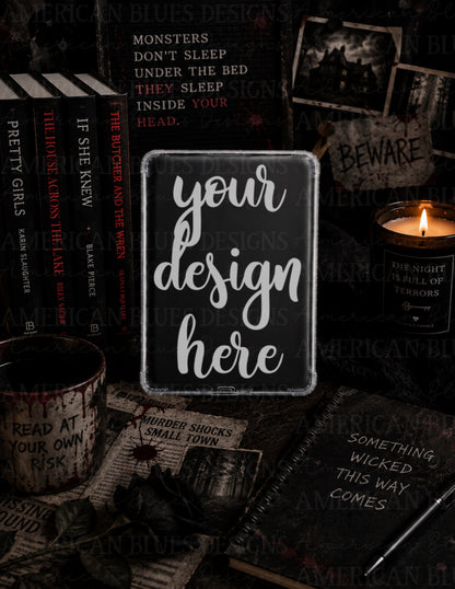 Thriller 1 Kindle case mockup
