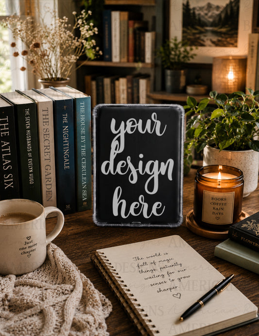 Light Cozy 2 Kindle case mockup