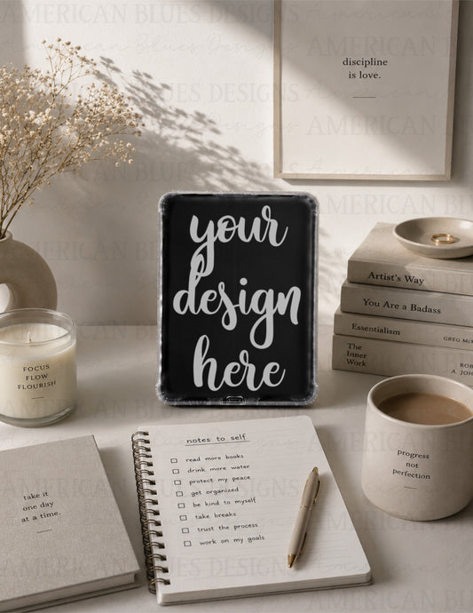 Minimal 3 Kindle case mockup