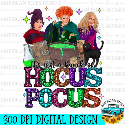 It’s just a bunch of Hocus Pocus digital design | American Blues Designs