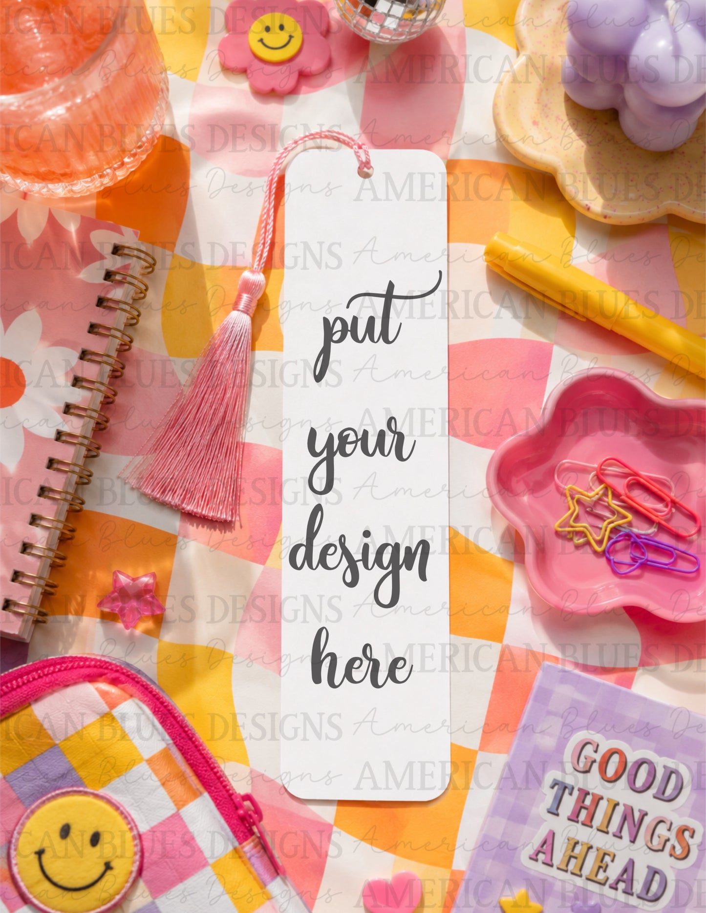 Bright 3 Bookmark Mock