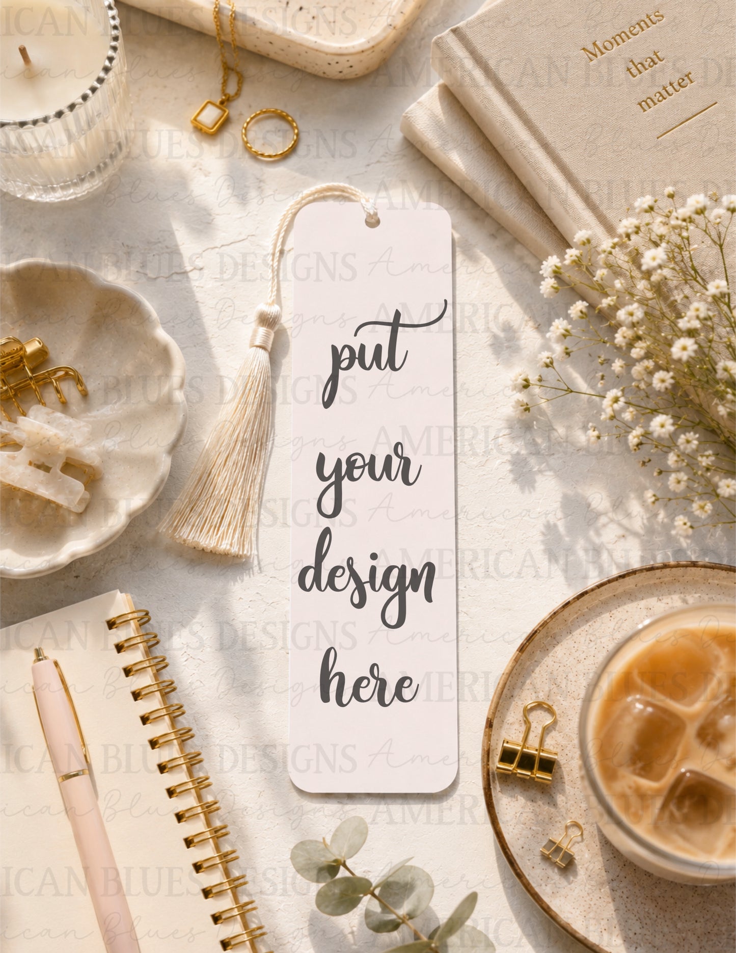 Cozy Simple 2 Bookmark Mock