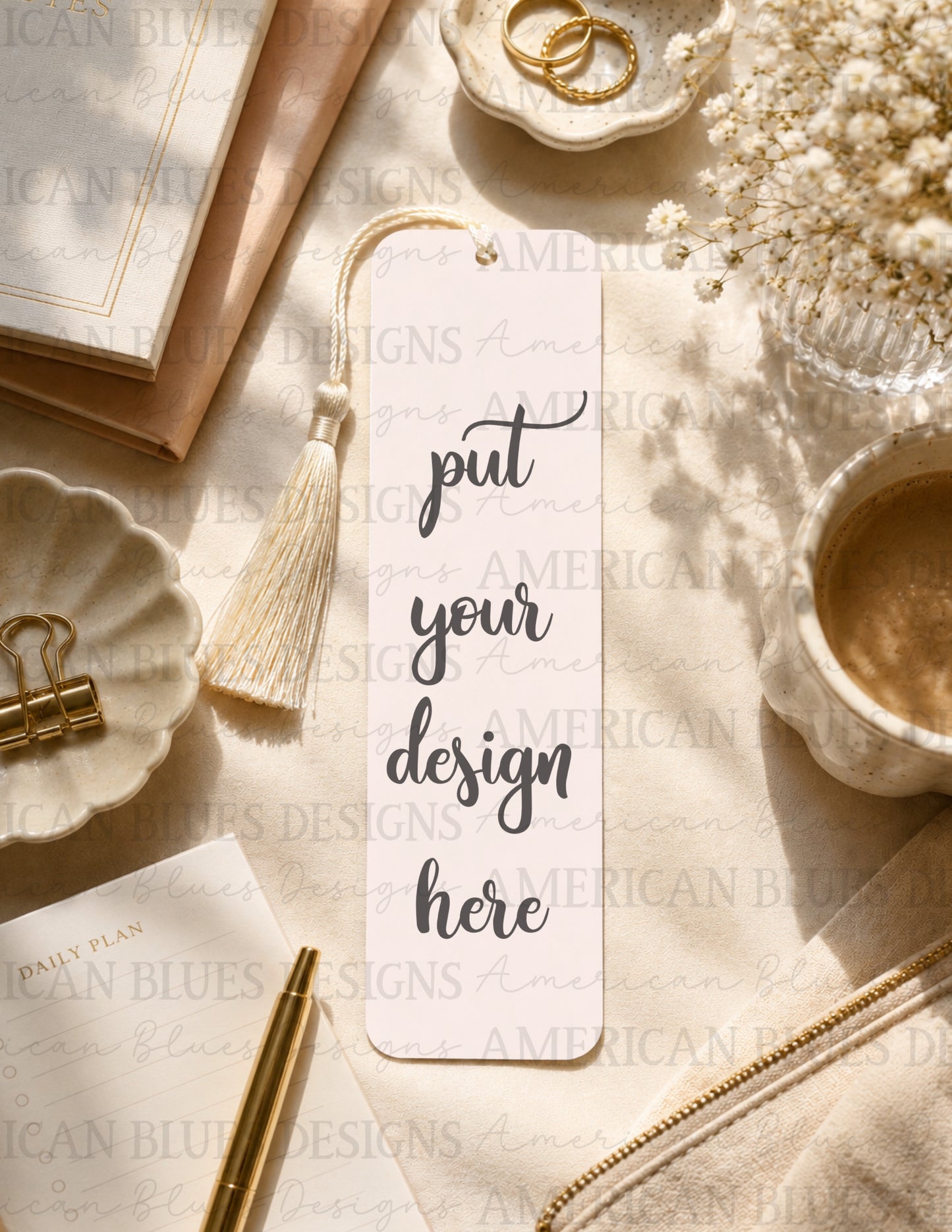 Cozy Simple 1 Bookmark Mock