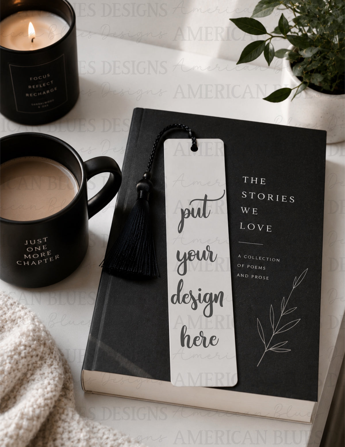 Minimal 2 Bookmark Mock