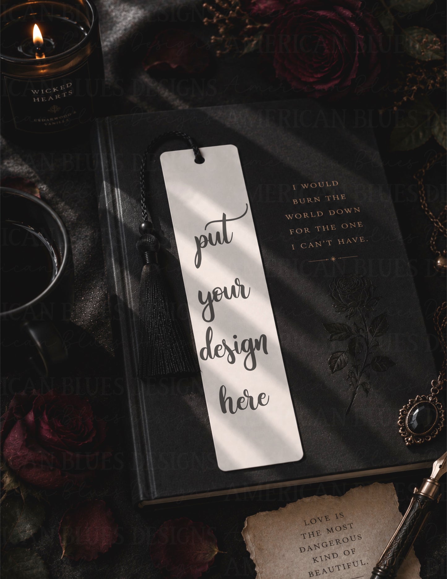 Dark Romance 1 Bookmark Mock