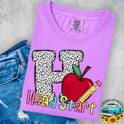 Head Start Colorful Class Doodle digital design| American Blues Designs