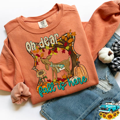 Oh Dear Fall is Here Digital Design | American Blues Designs