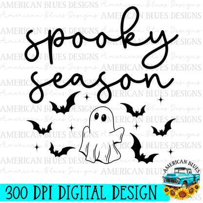 Spooky Season digital design | American Blues Designs