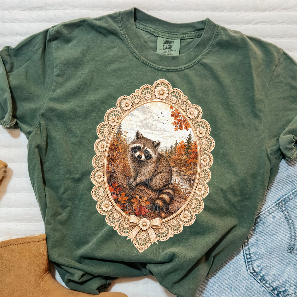 Raccoon Autumn Folklore