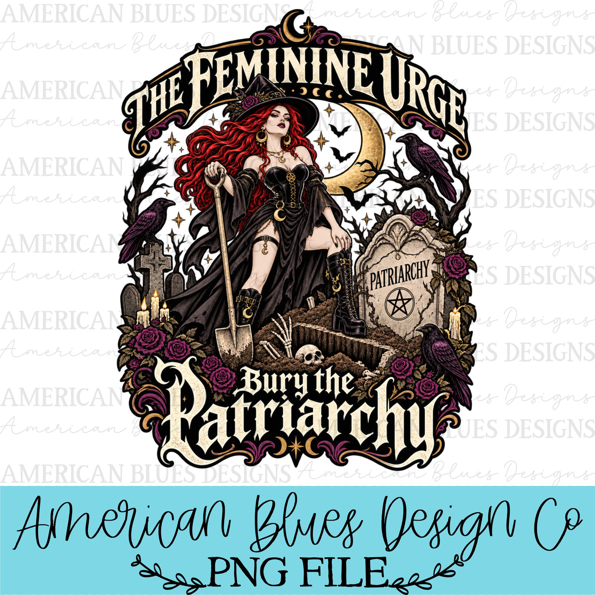 The Feminine Urge - Bury the Patriarchy red hair