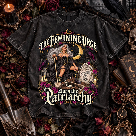 The Feminine Urge - Bury the Patriarchy silver hair