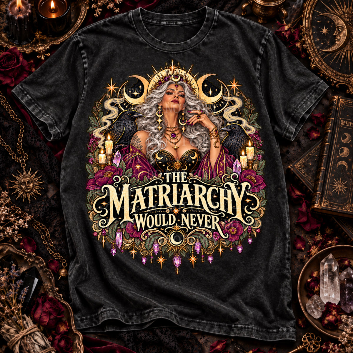 The Matriarchy Would Never silver hair