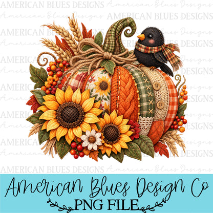 Autumn Pumpkin Cozy Stitches
