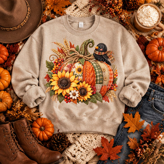 Autumn Pumpkin Cozy Stitches