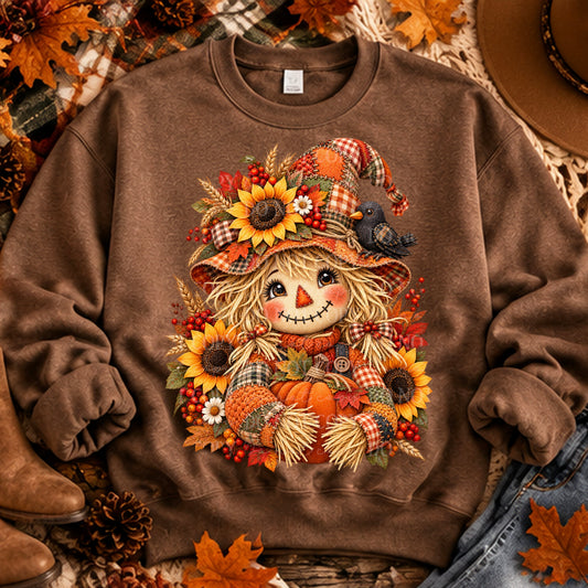 Harvest Scarecrow - Girl -  Cozy Stitches