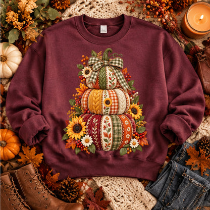 Pumpkin Patch Cozy Stitches
