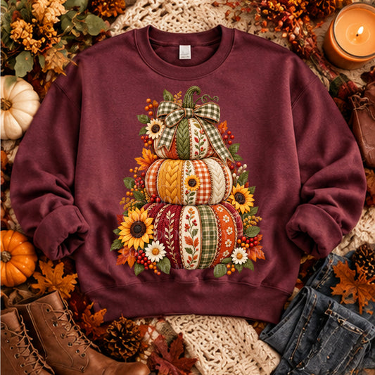 Pumpkin Patch Cozy Stitches