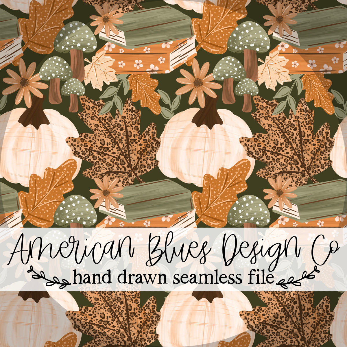 Once Upon an Autumn seamless pattern