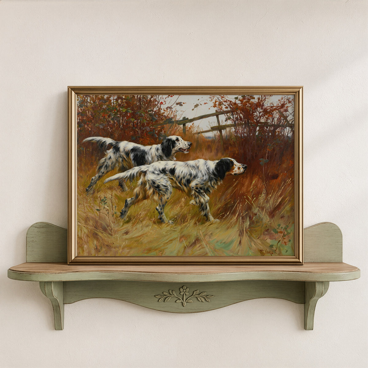 The Sporting Field | Vintage Art Print