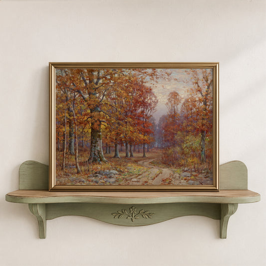 October Road | Vintage Art Print