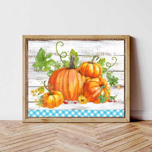Pumpkin patch & Gingham
