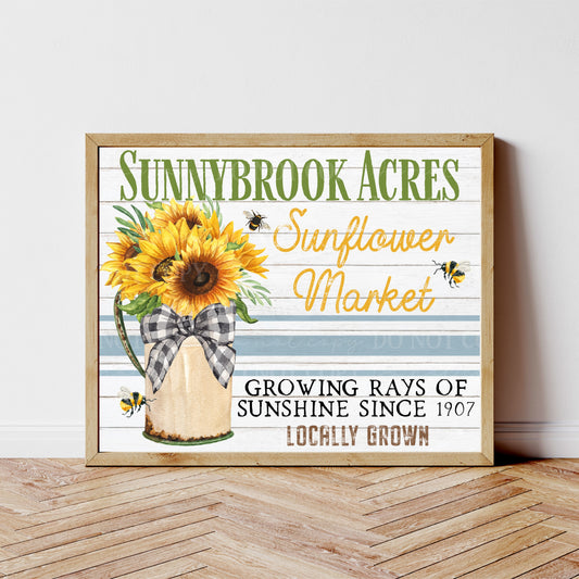 Sunny brook Acres sunflower market