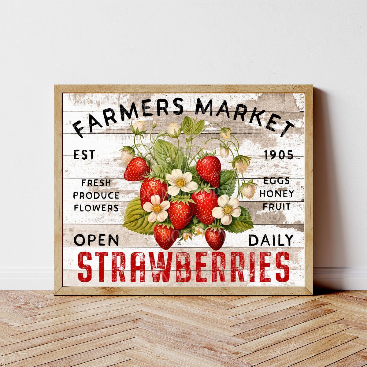 Farmers Market Strawberries
