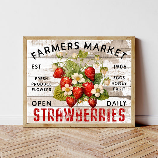Farmers Market Strawberries
